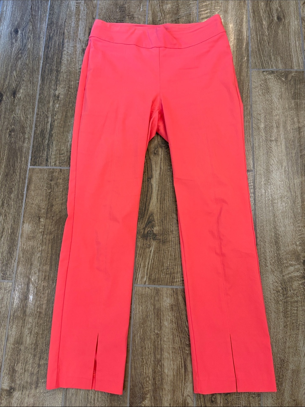 J.McLaughlin Coral Pull on Stretch Pants with front ankle slit - Size 6